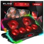 6 FAN VORTEX RGB chladiaci podložka pod notebook