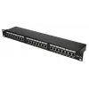 Patch panel Extralink CAT5E STP V2 24 portov
