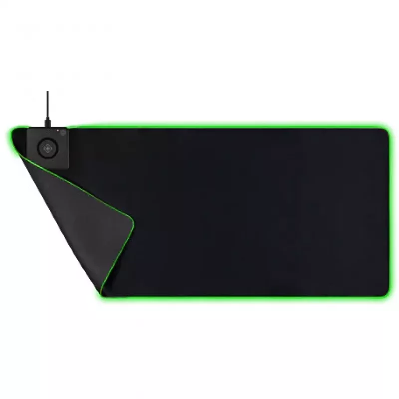 Deltaco GAM-092 - čierna - monochromatická - neoprén - USB - herná podložka pod myš