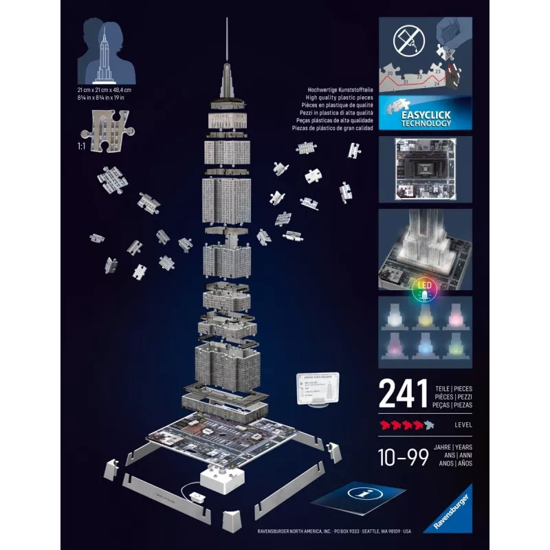 3D puzzle Ravensburger 12008026 216 dielov budova