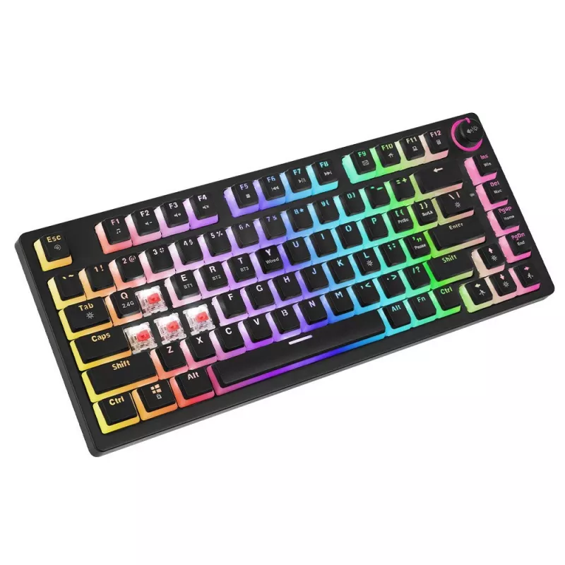 Herná klávesnica Savio SAVGK-PHENIX RED PUDDING mechanická RGB Wireless