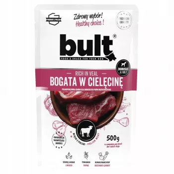 BULT bohaté na teľacinu - mokré krmivo pre psov - 500g