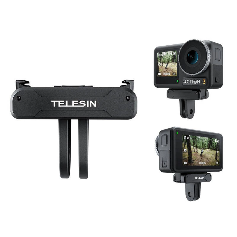 Magnetický dvojčelusťový adaptér Telesin OA-TPM-T04 pre kameru DJI Action 4/3