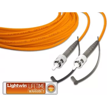LIGHTWIN LSP-50 ST-ST1 - simplex optický patch kábel, MM OM2, ST - ST, 1,0 m (LSP-50 ST-ST 1.0)
