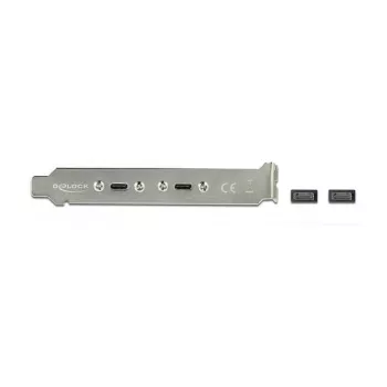 Slotový plech DeLOCK 89935 s 2 x USB Type-C konektormi