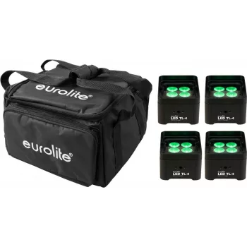 LED traversové svetlo EUROLITE TL-4 4x so soft bag, kompaktné scénické/clubové osvetlenie