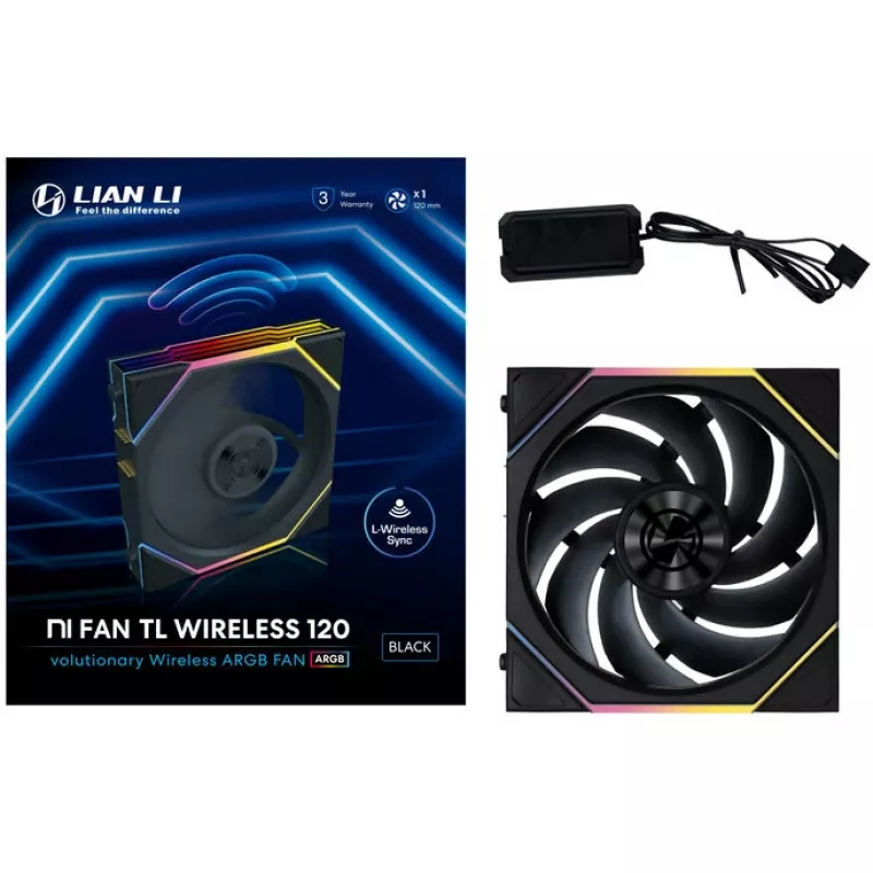 Lian Li UNI FAN TL 120mm ARGB skriňový ventilátor - čierna