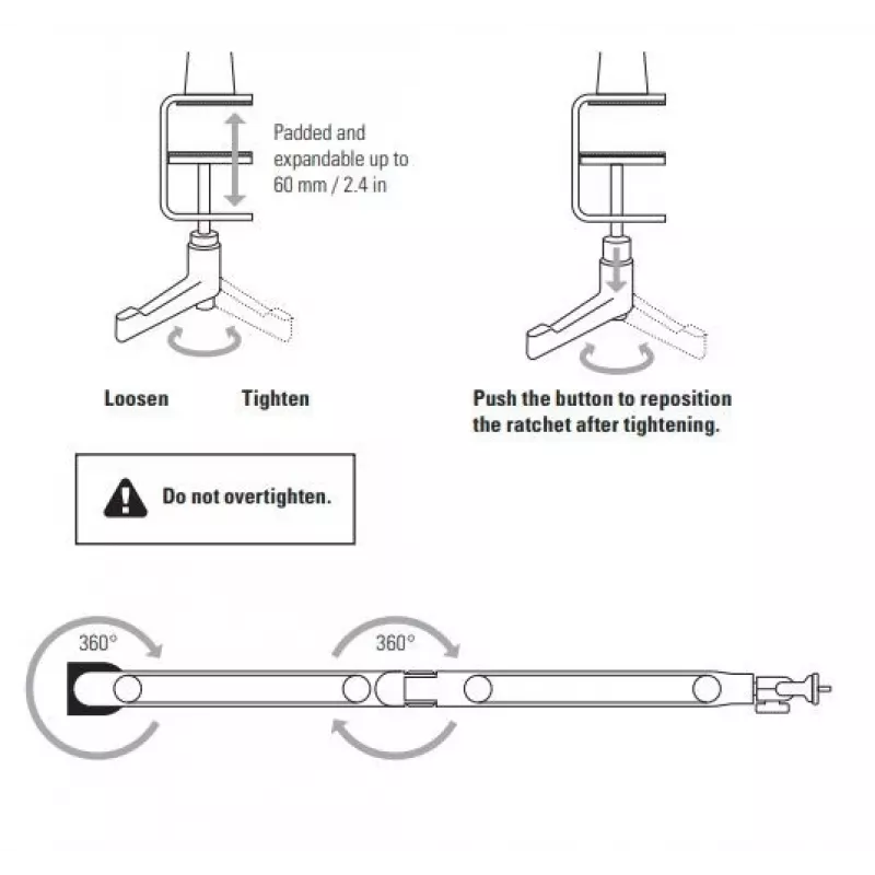 Mikrofónne rameno Elgato Wave Mic Arm Low Profile — nastaviteľné nízkoprofilové rameno pre štúdio a streaming