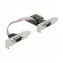 Rozširujúca karta DeLOCK PCI Express x1 na 2 x sériový RS-232