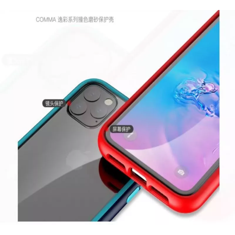 Ochranné puzdro COMMA pre iPhone 11 Pro Max — tlmiaca nárazy, zelená