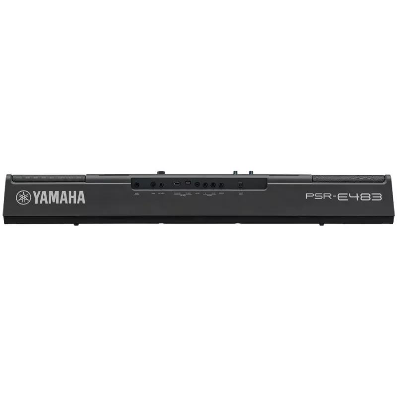 Klávesy YAMAHA PSR-E483 — 61 klávesov prenosná arranger klaviatúra s dynamikou úderu a USB-MIDI