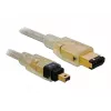FireWire A/A kábel DeLOCK 2,0 m sivý