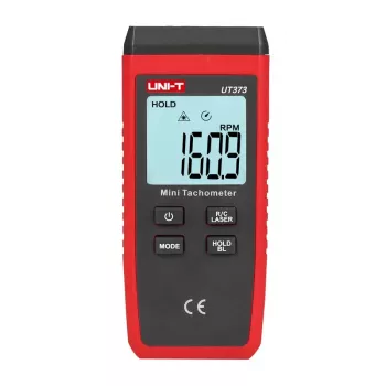 Bezkontaktný tachometer Unit UT373, rozsah merania 0,5–19999 ot/min
