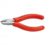 Knipex bočné štípacie kliešte dĺžka 110 mm hlava leštená guľová hlava max. 1,2 mm