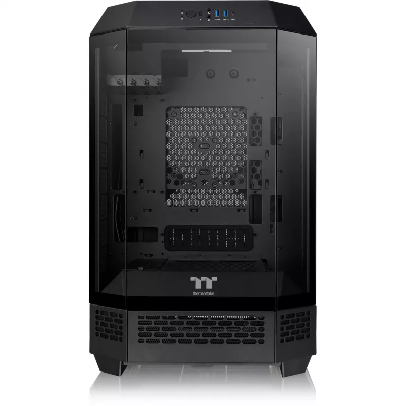 Thermaltake The Tower 300 Black Micro Tower Tempered Glass PC Gaming skriňa