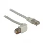 Sieťový kábel DeLOCK 0,5 m Cat.6 RJ-45 S/FTP sivý