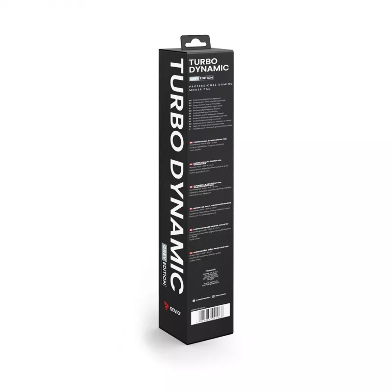 Savio Turbo Dynamic XXL - Grey Edition gaming podložka pod myš