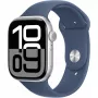 Apple Watch Series 10 GPS 46mm strieborné hliníkové puzdro s Denim