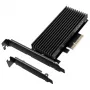 GRAUGEAR G-M2PCI01 Interný M.2 adaptér PCIe konektor samec čierny 128mm