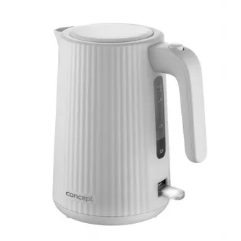 Rýchlovarná kanvica Concept Solution RK2390, plastové puzdro, 1,7 L, biela