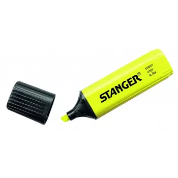 Zvýrazňovač Stanger 180001000 žltý 1–5 mm, klinový hrot, fluorescenčný atrament