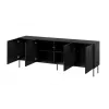 Cama komoda ISLA 200x40x75 matná čierna