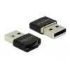 Delock MHL adaptér HDMI-A konektor samica > USB Type-A konektor samec čierny