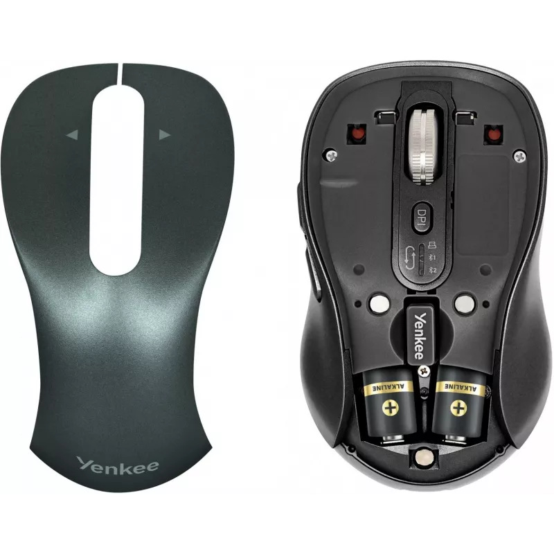 YENKEE YMS 2010BK GYRO Dual bezdrôtová myš, Bluetooth + USB 2,4 GHz