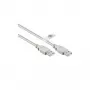 Wentronic 83138 USB kábel sivý