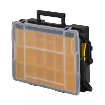 Organizér na drobné diely Stanley Sortmaster Multilevel Organizer čierny transparentný 400x420x315 mm