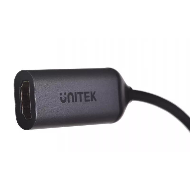 UNITEK V1420A video káblový adaptér 0,15 m USB Type-C HDMI sivý