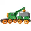 Vagón BRIO Clever Crane Wagon Lift and Load čierna zelená
