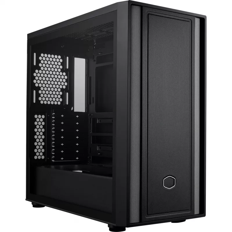 Cooler Master MasterBox 600 Lite PC skriňa, MIDI-Tower, E-ATX, tvrdené sklo - čierna