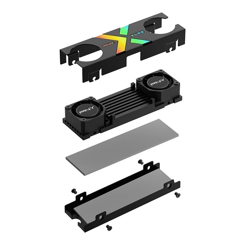 PNY XLR8 CS3150 1 TB M.2 2280 NVMe disk SSD, PCIe 5.0, s chladičom