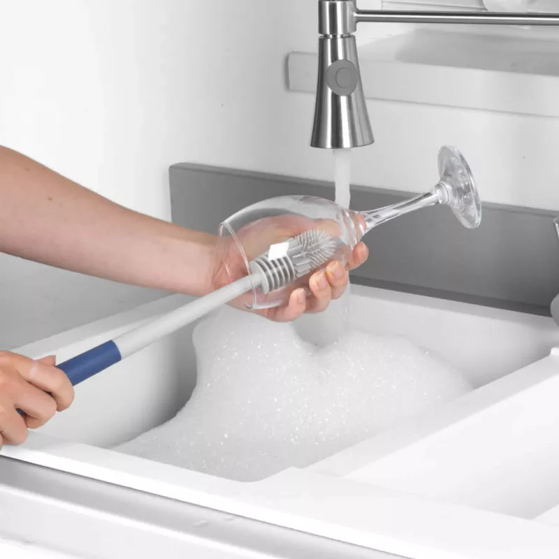 Kefa na fľaše Beldray LA032807FEU7 Deep Clean Rubber – kefa na čistenie fliaš s gumenou hlavicou
