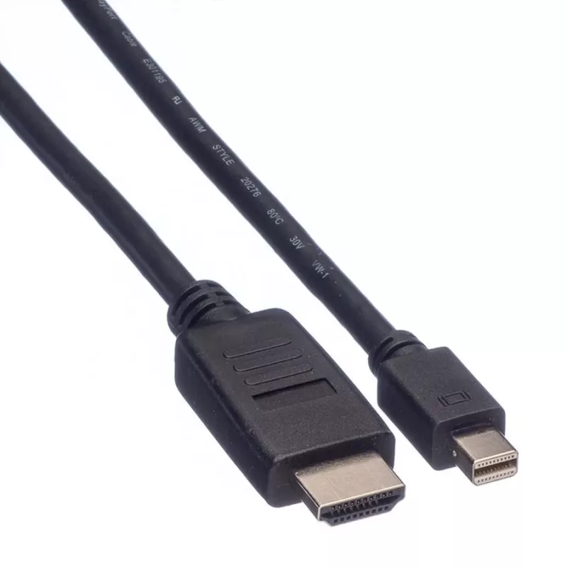Mini DisplayPort kábel VALUE Mini DP-HDTV M/M 3 m