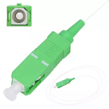 FTTH optický pigtail kábel Extralink EX.19126 — 1,5 m, G.652D, SC na pigtail, full duplex