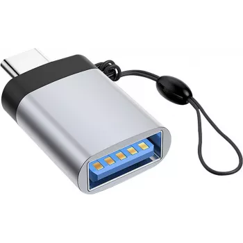 Microconnect USB3.0ACFB-KEY káblový adaptér USB C USB A čierny, strieborný