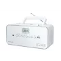 Prenosný stereo systém Muse M-28RDW – CD/MP3 prehrávač, FM/MW tuner, 3W RMS, biela, 1,4 kg