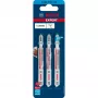 Čepeľ pre priamočiaru pílu Bosch Laminate Clean 3 kusy karbid 1,5 cm