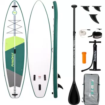 FunWater SUP Paddleboard SUPFW69A (zeleno-biela)