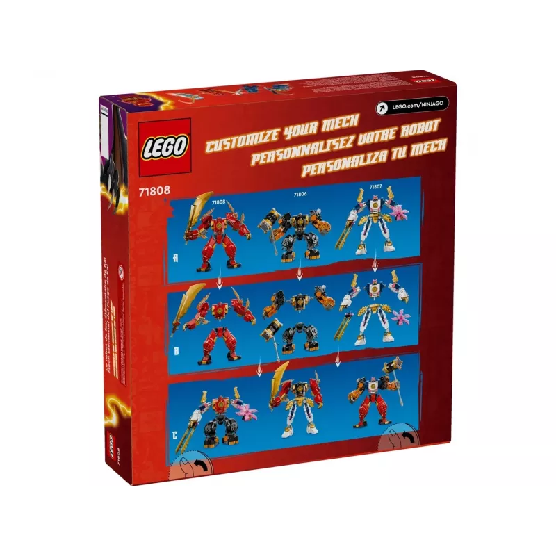LEGO NINJAGO set 71808 — 322 dielov, 4 minifigúrky, výška 160 mm, vek 7+