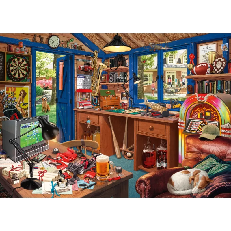 Steve Read: Secret Puzzle - Otcova dielňa (1000 dielov)