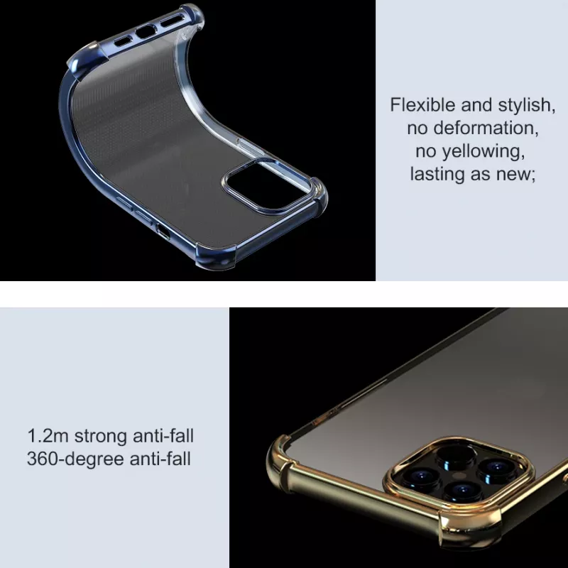 Ochranné puzdro Devia pre iPhone 12 Pro Max – nárazuvzdorné, zlatá