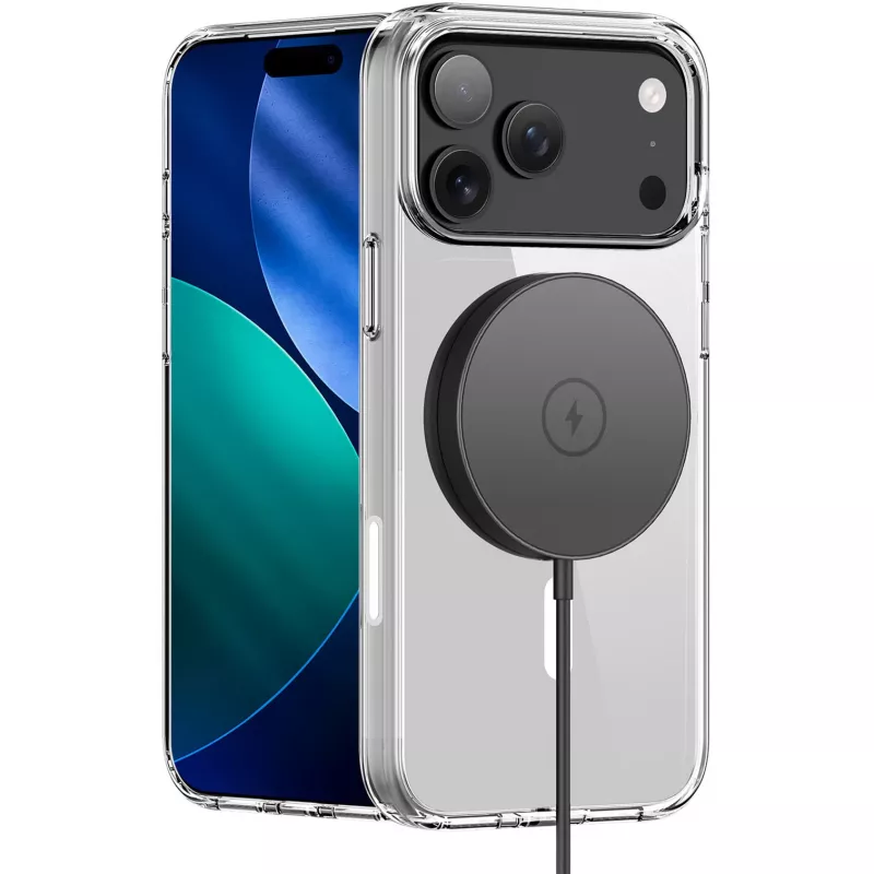 Nevox StyleShell SHOCKFlex - iPhone 17 Pro Max kompatibilné s MagSafe transparentné