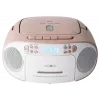 Prenosný ghettoblaster Reflexion RCR2260DAB — biela/ružová, DAB+ digitálne rádio, batériová a sieťová prevádzka