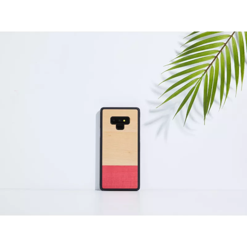 Puzdro na smartfón man and wood pre Galaxy Note 9 – čierne, dizajn v štýle blokových pruhov