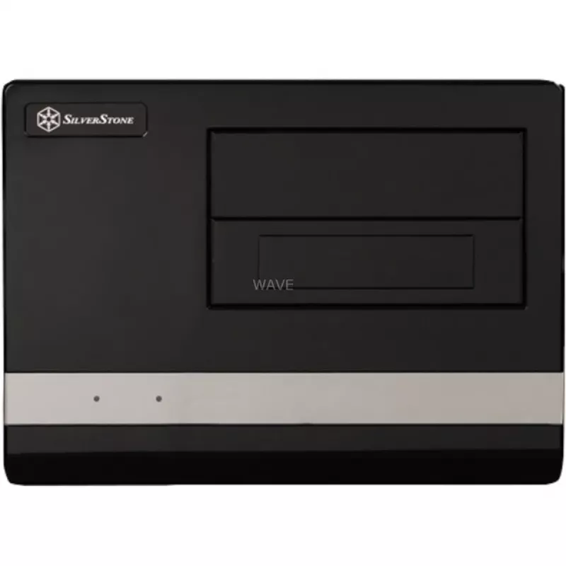 PC skriňa SILVERSTONE SG02-F Small Form Factor SFF Micro ATX, 2x 3,5-palcové pozície, USB 3.0, čierna