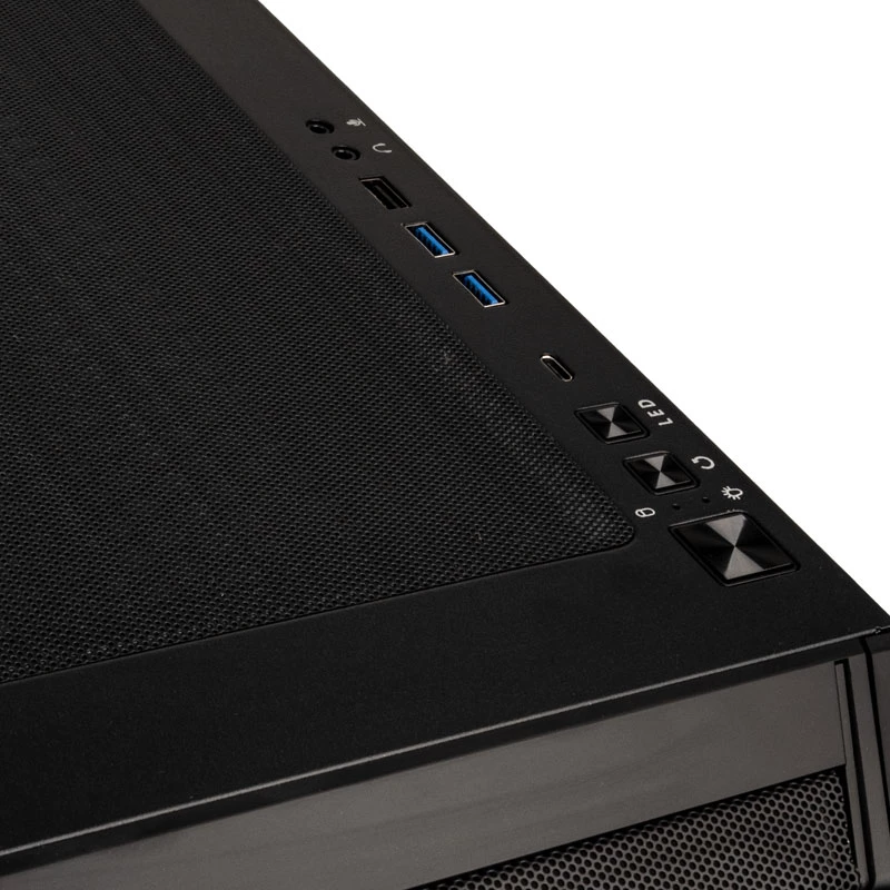 PC skriňa Kolink Citadel Mesh ATX ARGB Midi-Tower – čierna, ATX miditower formát