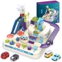 Sada detskej pretekárskej dráhy Extralink TOYS — inteligentná sada áut, modulárne diely dráhy, vozidlá na batérie